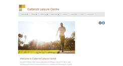 Desktop Screenshot of catterickleisurecentre.com